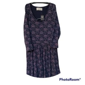 Abercrombie & Fitch long sleeves floral dress, size Large